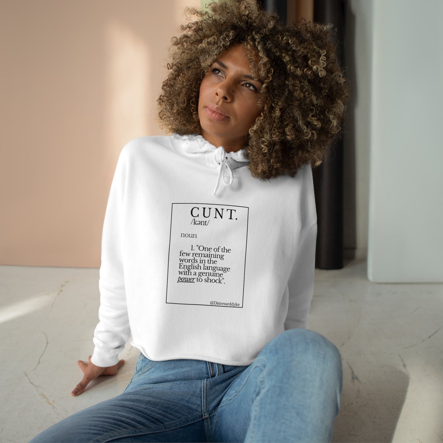 Cunt Crop Hoodie